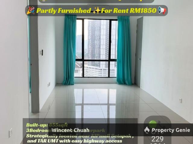 Condominium for rent in Setapak, Kuala Lumpur