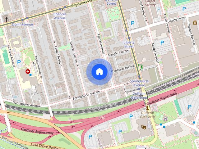 Apartment for rent in South Parkdale, Toronto