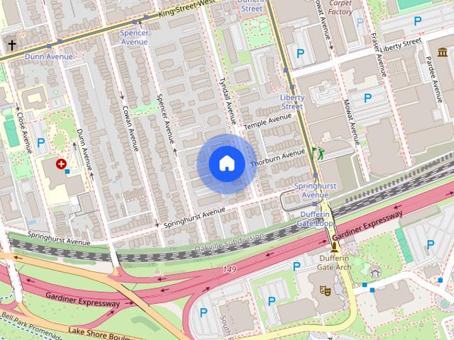 Apartment for rent in South Parkdale, Toronto