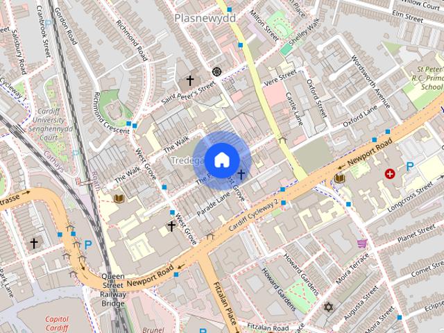 Apartment for rent in Plasnewydd, Cardiff