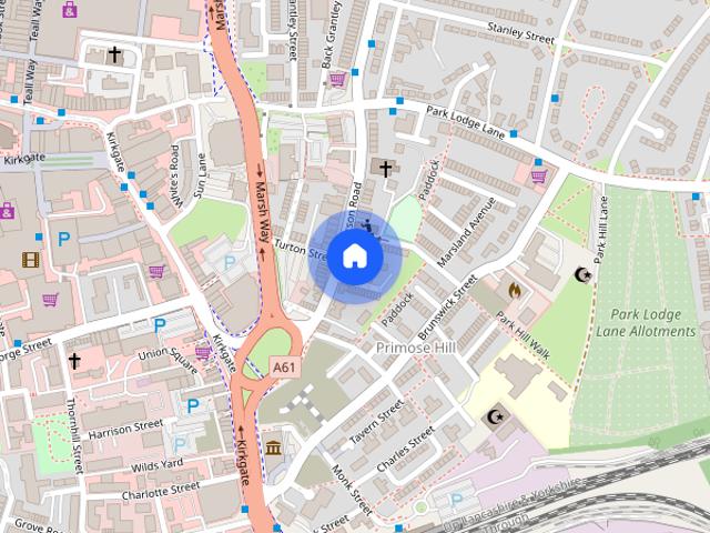 Apartment for rent in Eastmoor, West Yorkshire