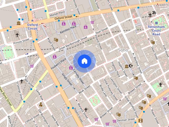Apartment for rent in Soho, Greater London