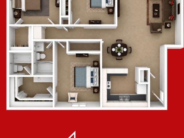 Apartment for rent in Potter, Texas