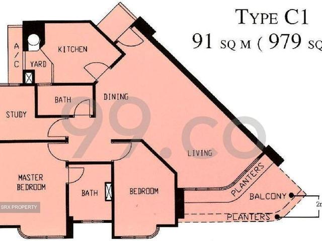 Apartment for rent in Bukit Timah, 23 North West