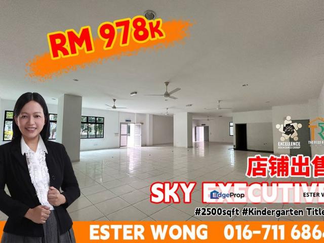 Shop for sale in Bukit Ledang, Johor