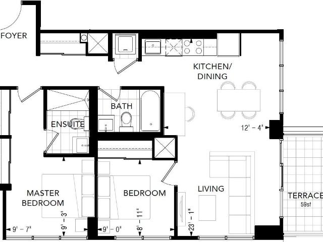 Apartment for rent in Woburn, Ontario
