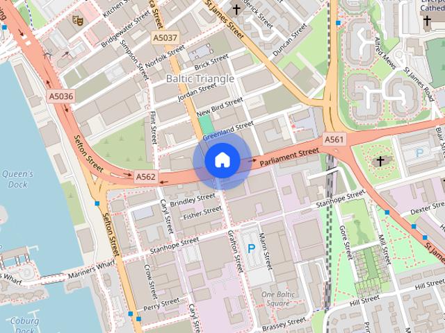 Apartment for rent in Baltic Triangle, Liverpool