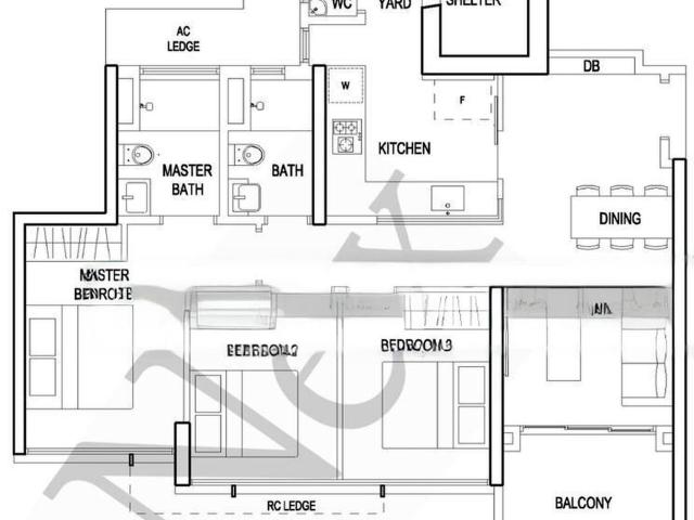 Condominium for sale in Punggol, 19 North East, Hougang