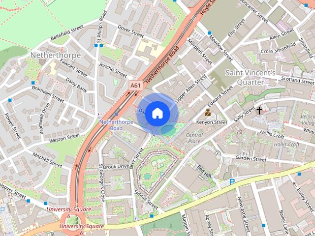 Apartment for rent in Saint George's, Netherthorpe