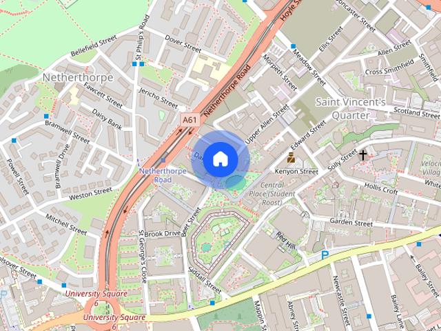 Apartment for rent in Saint George's, Netherthorpe