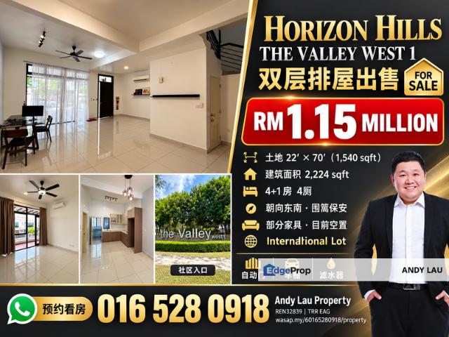 House for sale in The Valley West, Iskandar Puteri