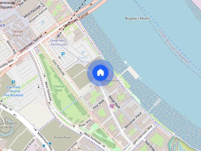 Apartment for rent in Greenwich Peninsula, Greater London