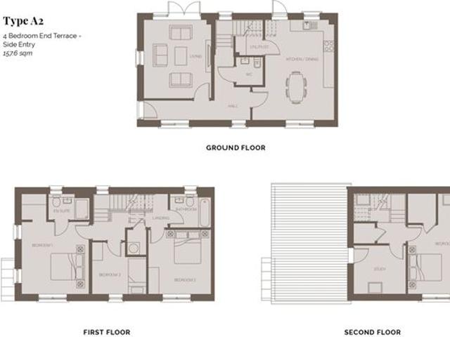 Terraced House for sale in Dunshaughlin, North Tipperary