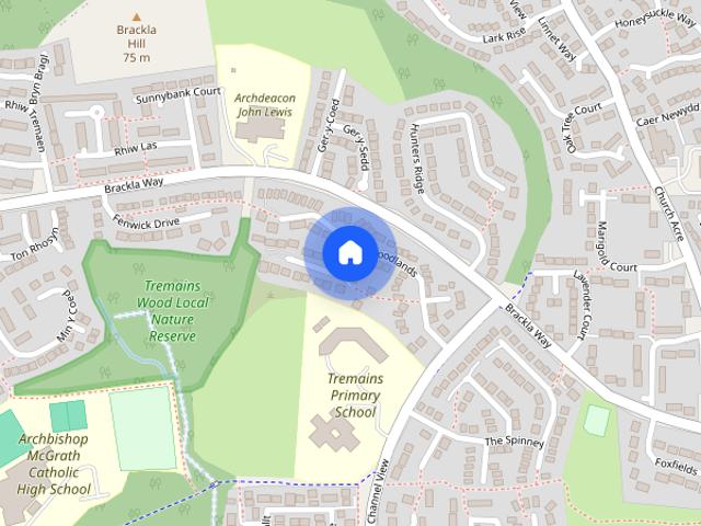 House for rent in Coity, Wales