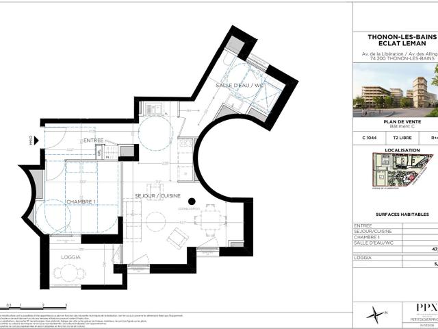 Appartement vente à Thonon-les-Bains, Thonon-les-bains