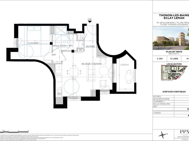 Appartement vente à Thonon-les-Bains, Thonon-les-bains