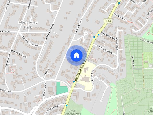 House for rent in Mapperley Park, City of Nottingham