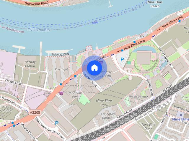 Apartment for rent in Nine Elms, Greater London