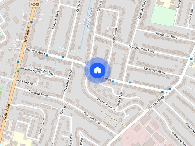 House for rent in Tolworth, Greater London