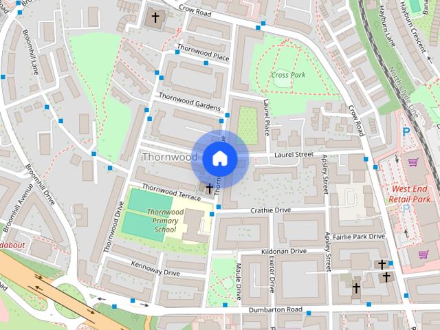 Apartment for rent in Broomhill, Scotland