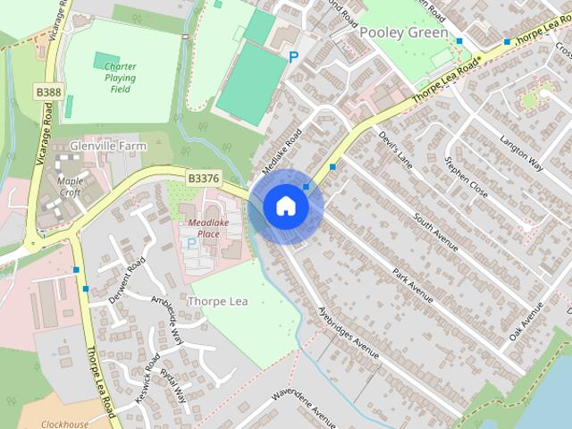 House for rent in Pooley Green, Row Town