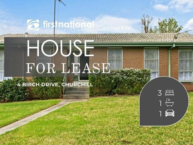 House for rent in Churchill, Victoria