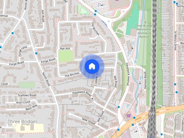 House for rent in Three Bridges, Glynde