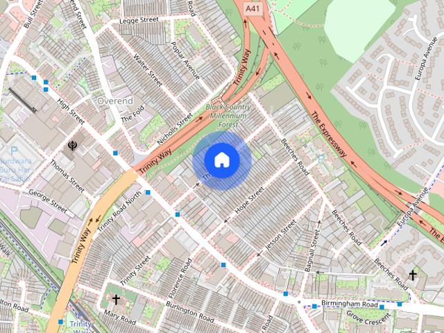Room for rent in Mayer's Green, West Bromwich