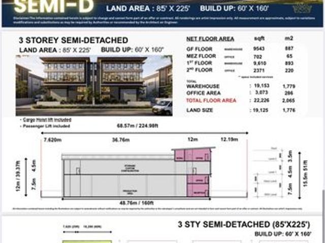 Warehouse for sale in Kajang, Langat