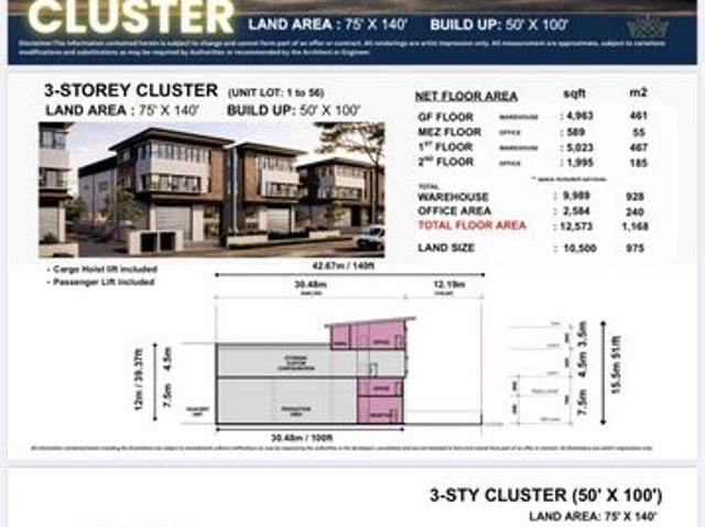 Warehouse for sale in Kajang, Langat