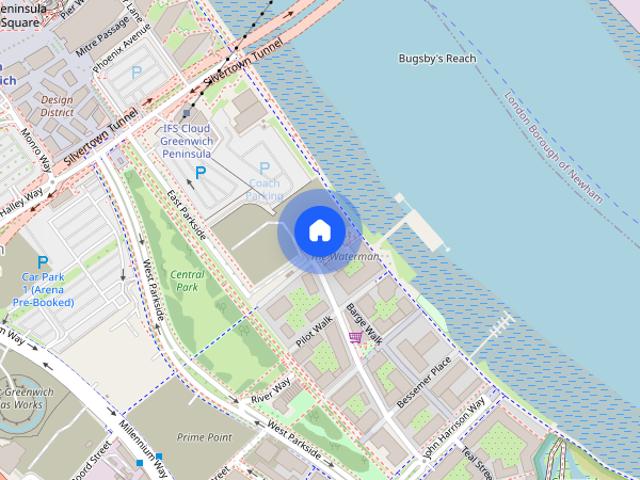 Apartment for rent in Greenwich Peninsula, Greater London