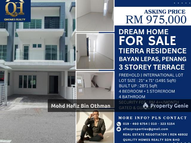 Terraced House for sale in Georgetown, Penang