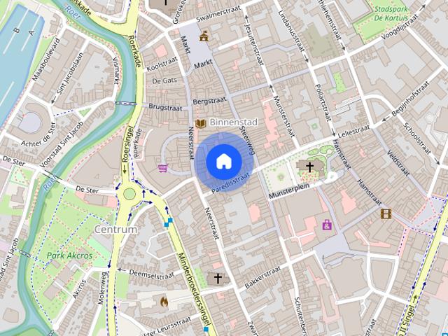 Appartement te huur in Binnenstad, Roermond