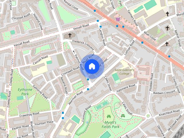 House for rent in Myatt's Fields, Greater London