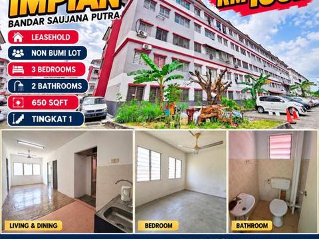 Flat for sale in Saujana, Selangor