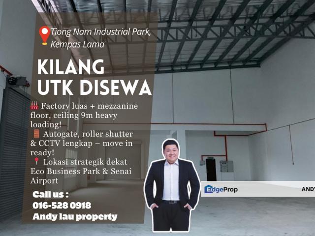 Warehouse for rent in Johore Bahru, Johor