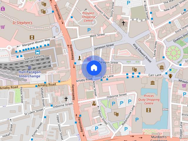 Apartment for rent in Old Town, Hull