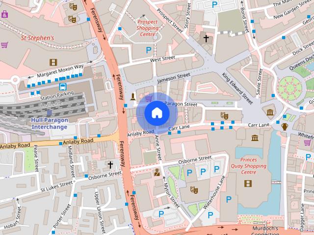 Apartment for rent in Old Town, Hull