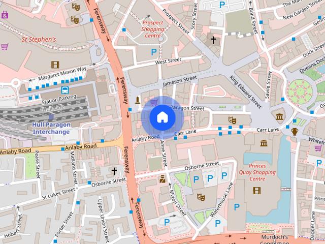 Apartment for rent in Old Town, Hull
