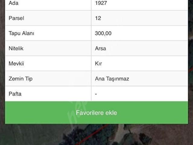 Kalafat, Biga içerisinde satılık Arsa