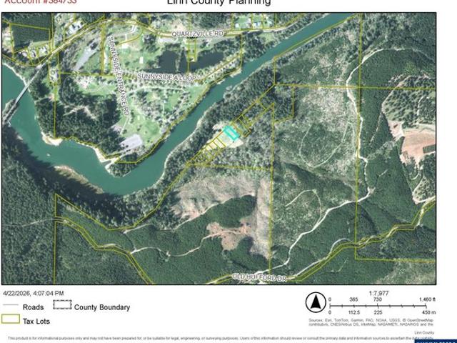 Land for sale in Sweet Home, Linn County