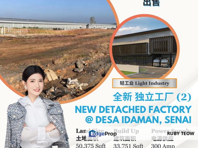 Warehouse for sale in Kulai, Johor