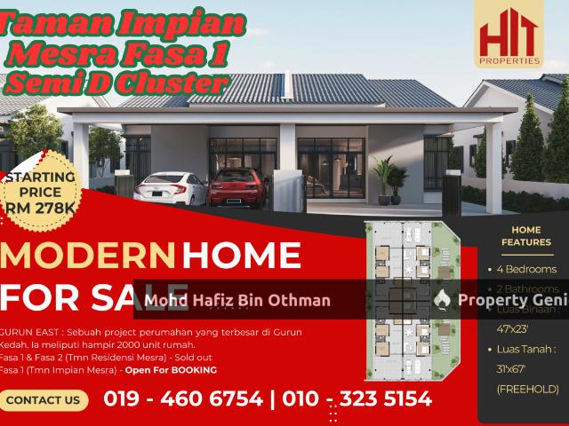 Residential House for sale in Kuala Muda, Kedah