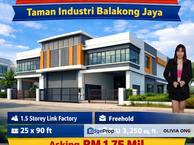 Warehouse for sale in Selangor