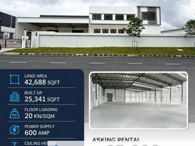 Warehouse for rent in Johore Bahru, Johor