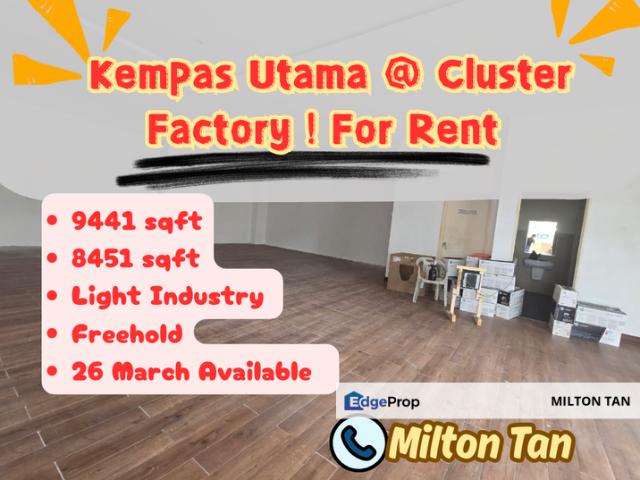 Warehouse for rent in Bukit Ledang, Johor