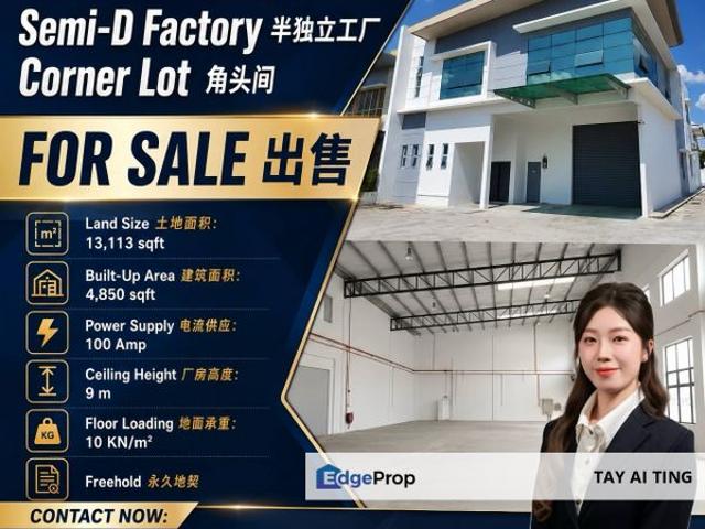 Warehouse for rent in Johore Bahru, Johor