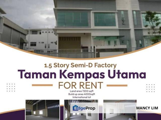 Warehouse for rent in Bukit Ledang, Johor