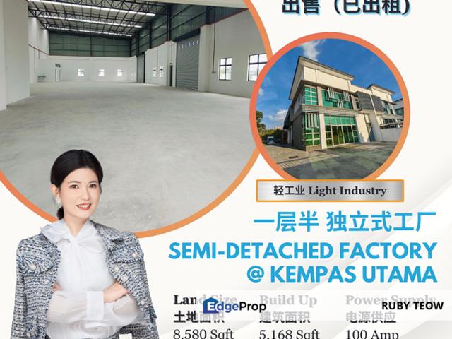 Warehouse for sale in Bukit Ledang, Johor