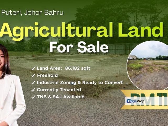 Warehouse for sale in Johor Bahru